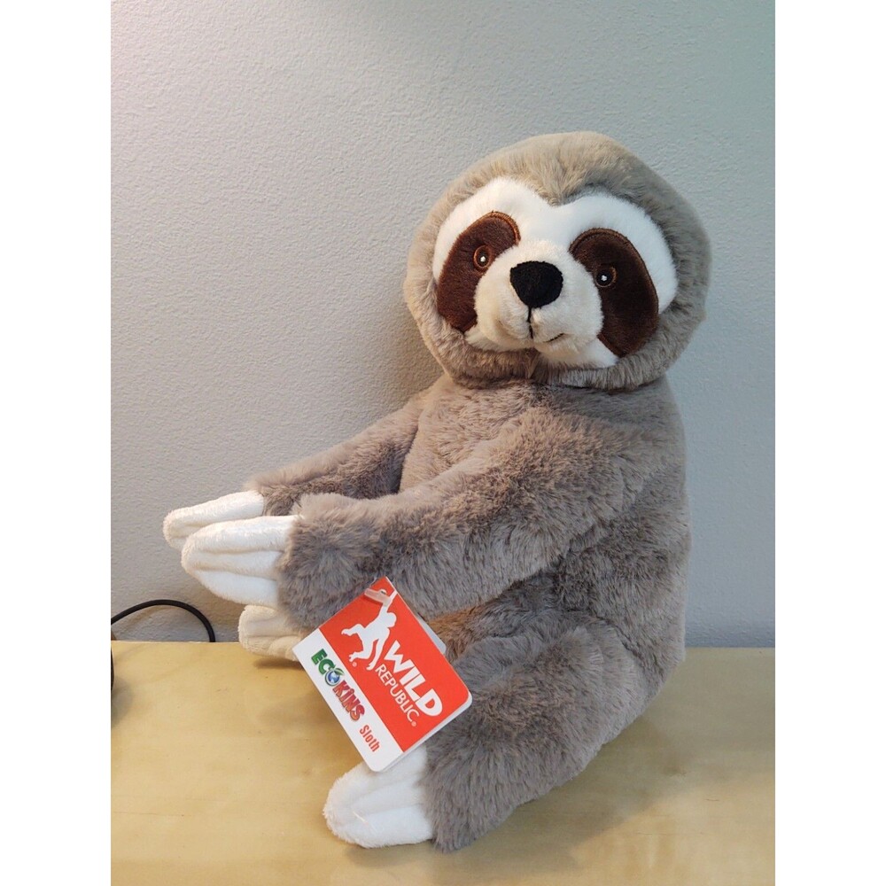 Ecokins Mini Sloth Very Soft Plush Stuffed Toy 10.5" Wild Republic Gift